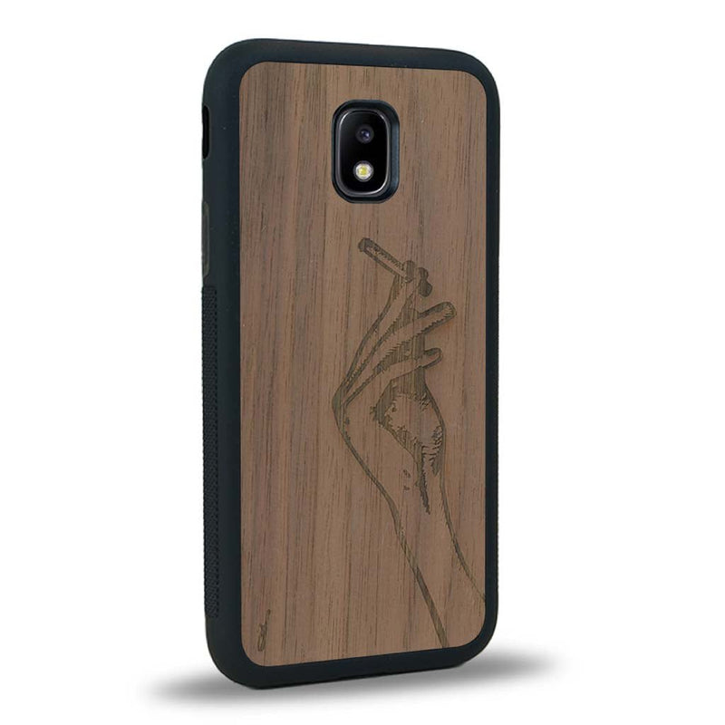 Coque Samsung J3 2017 - La Garçonne - Coque en bois