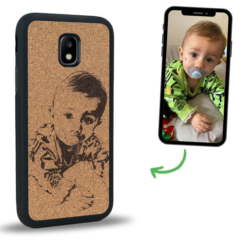 Coque Samsung J3 2017 - La Personnalisable - Coque en bois