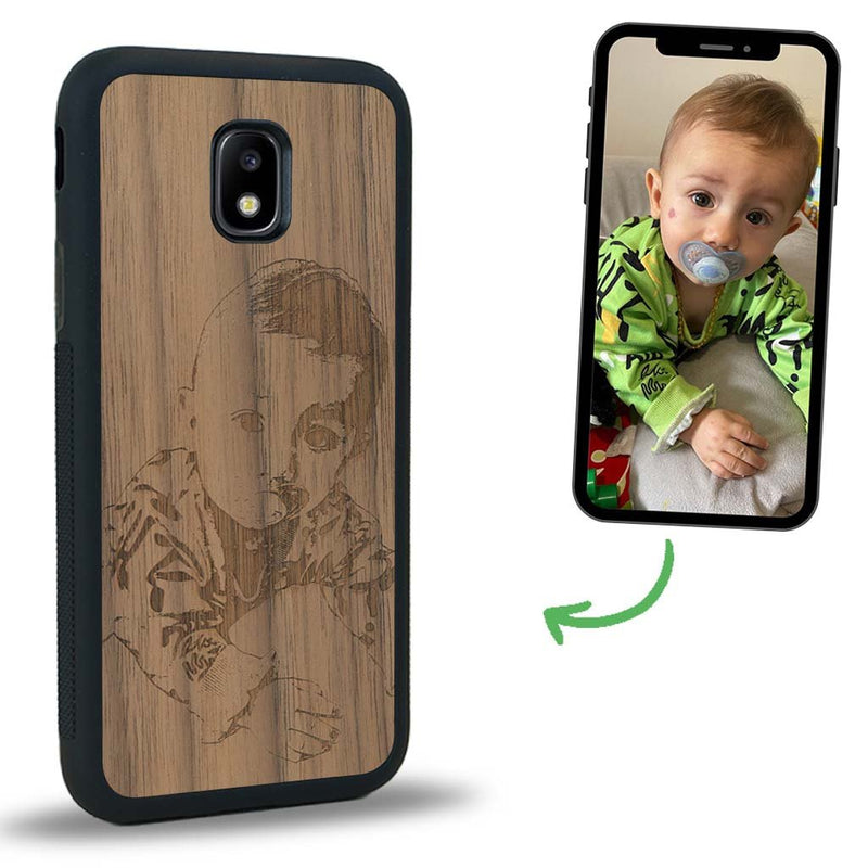 Coque Samsung J3 2017 - La Personnalisable - Coque en bois