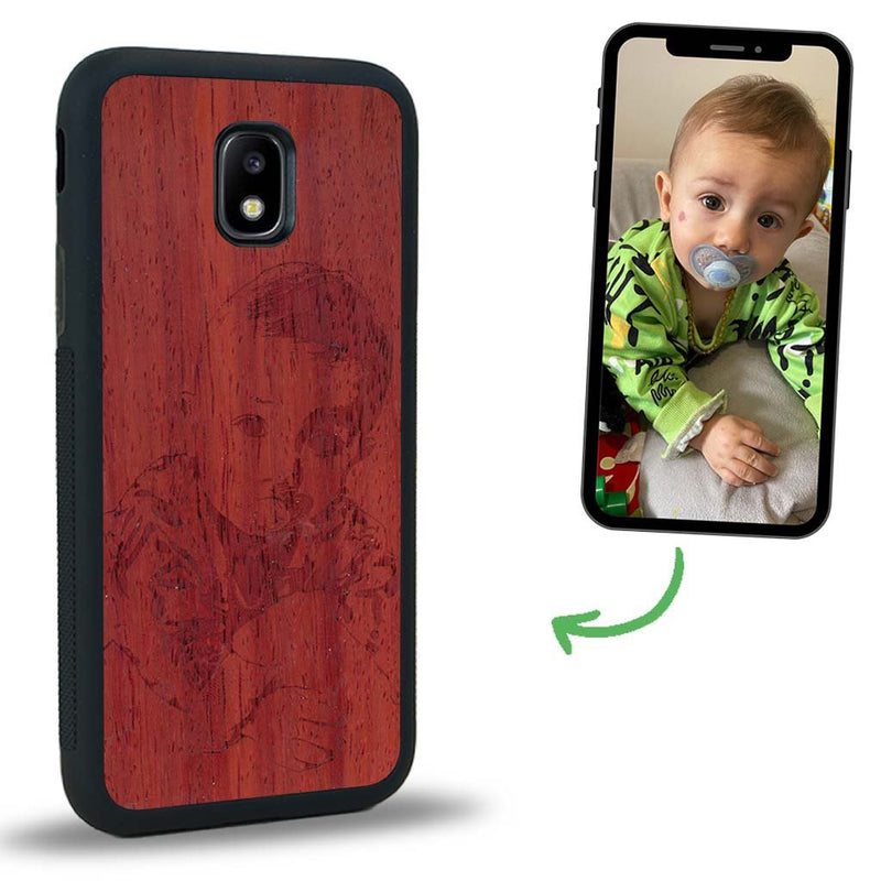 Coque Samsung J3 2017 - La Personnalisable - Coque en bois