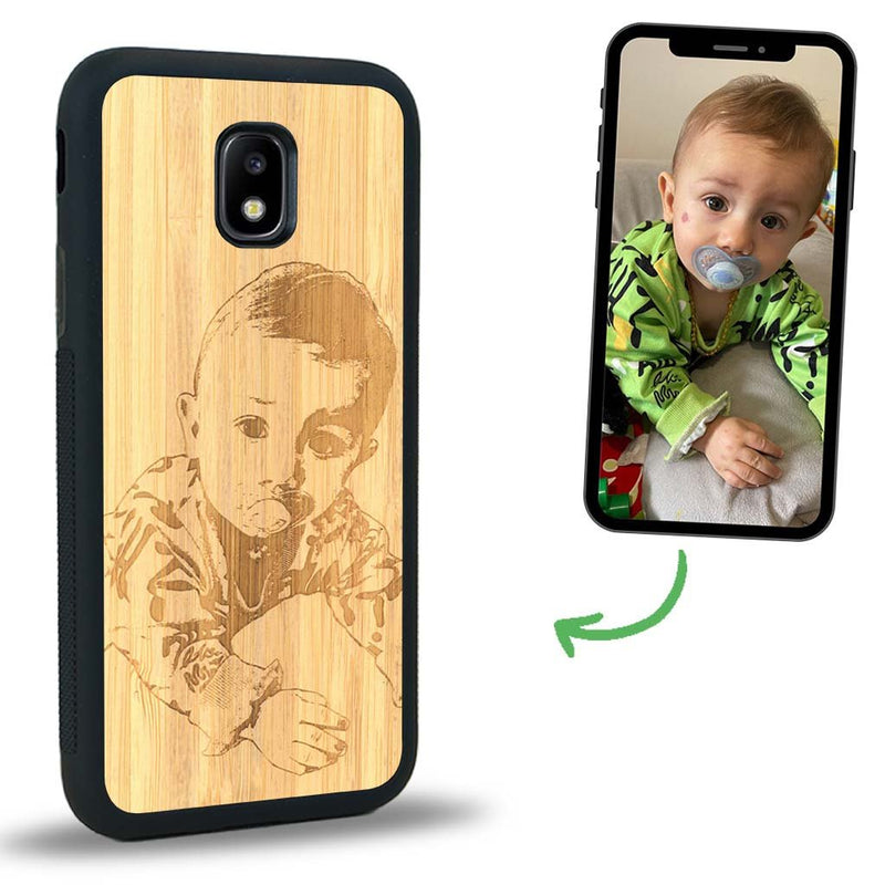 Coque Samsung J3 2017 - La Personnalisable - Coque en bois