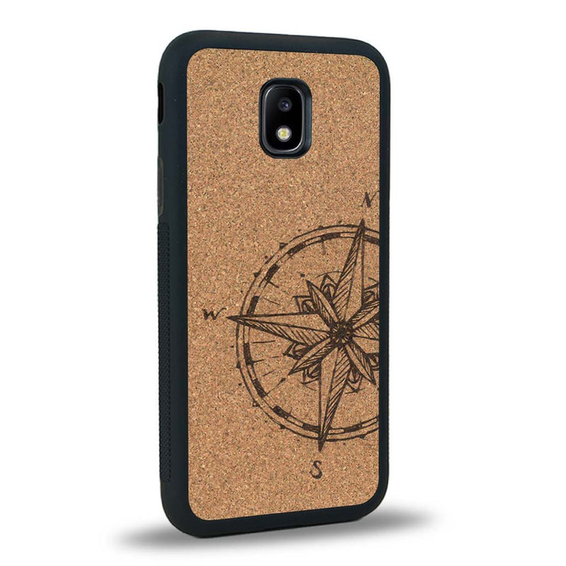 Coque Samsung J3 2017 - La Rose des Vents - Coque en bois