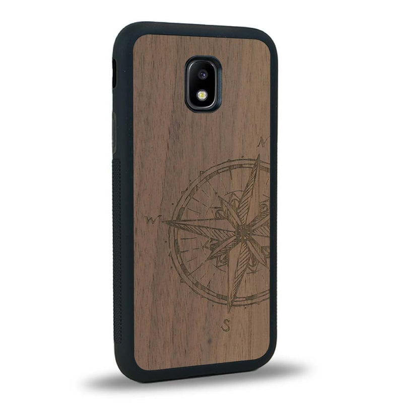 Coque Samsung J3 2017 - La Rose des Vents - Coque en bois