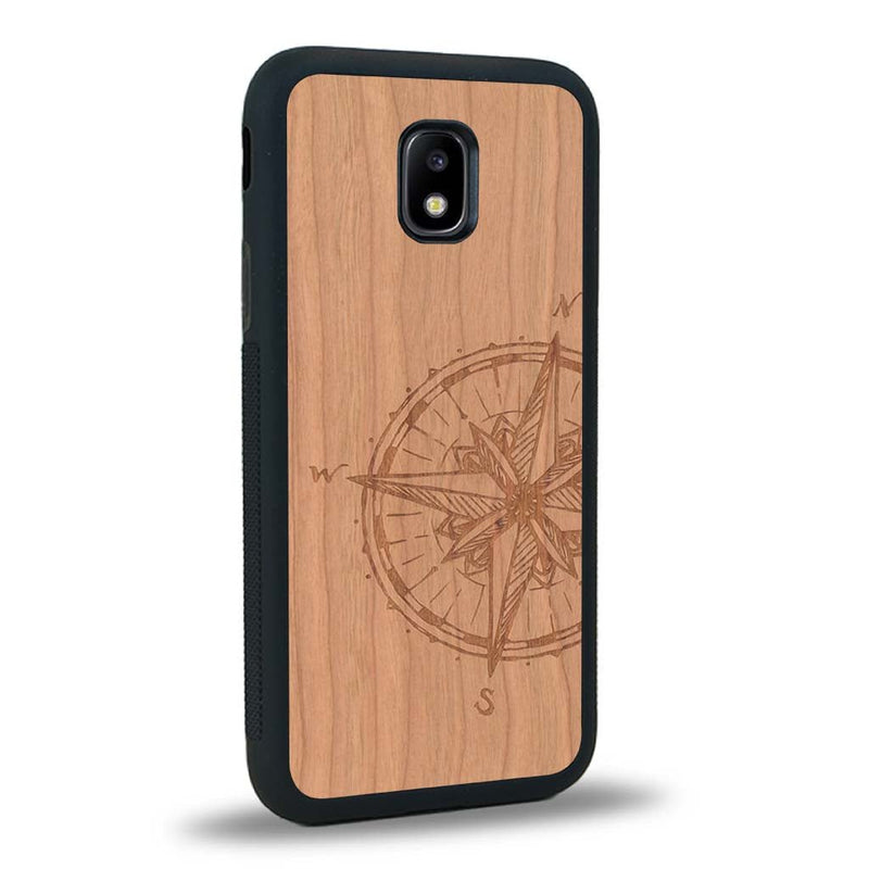 Coque Samsung J3 2017 - La Rose des Vents - Coque en bois