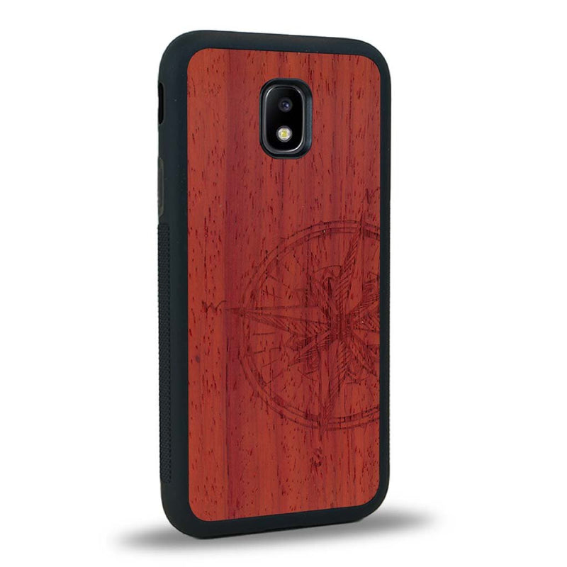 Coque Samsung J3 2017 - La Rose des Vents - Coque en bois