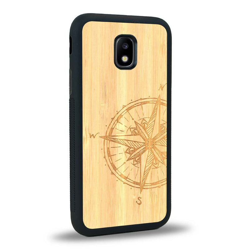 Coque Samsung J3 2017 - La Rose des Vents - Coque en bois