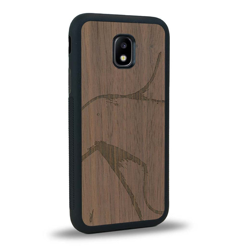 Coque Samsung J3 2017 - La Shoulder - Coque en bois