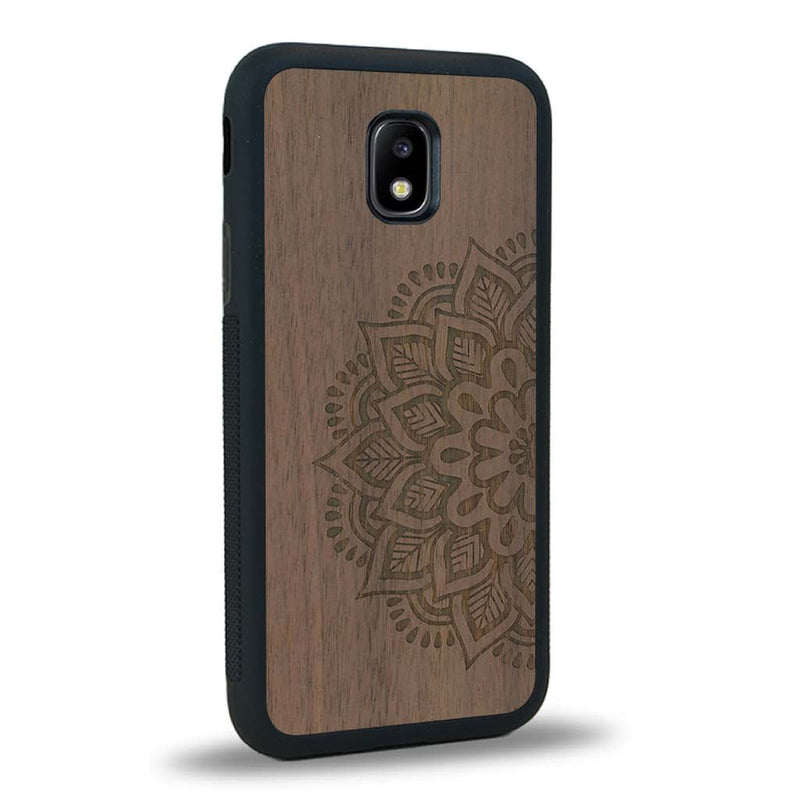 Coque Samsung J3 2017 - Le Mandala Sanskrit - Coque en bois