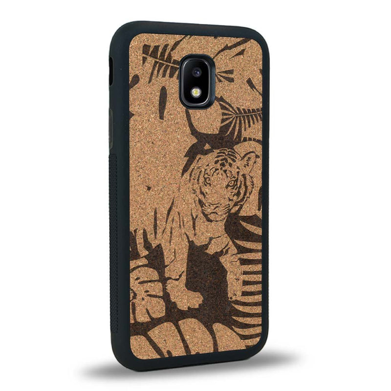 Coque Samsung J3 2017 - Le Tigre - Coque en bois