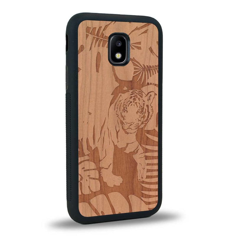 Coque Samsung J3 2017 - Le Tigre - Coque en bois