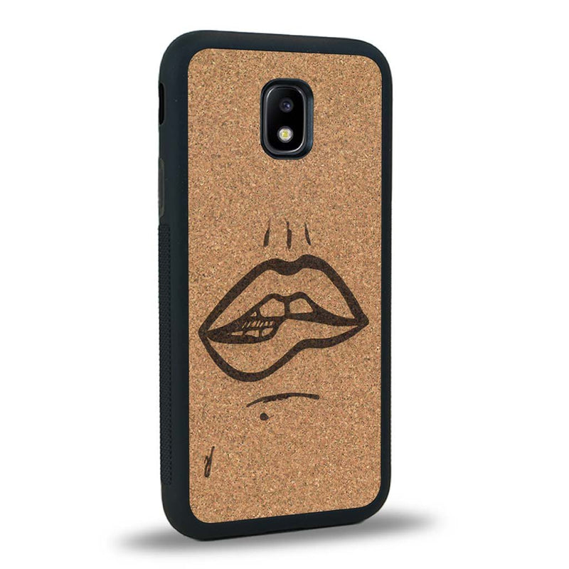 Coque Samsung J3 2017 - The Kiss - Coque en bois