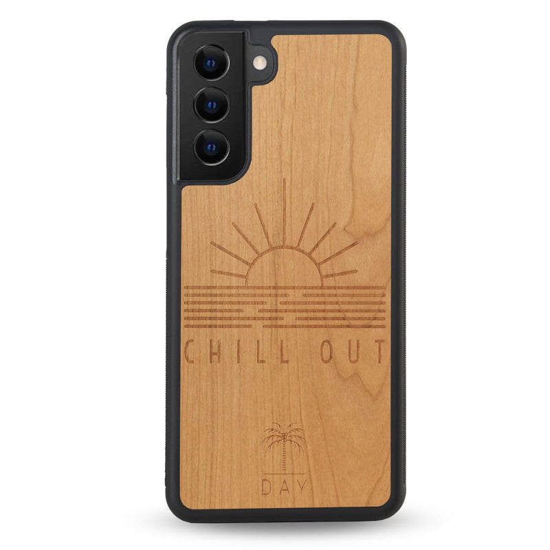 Coque Samsung - La Chill Out - Coque en bois