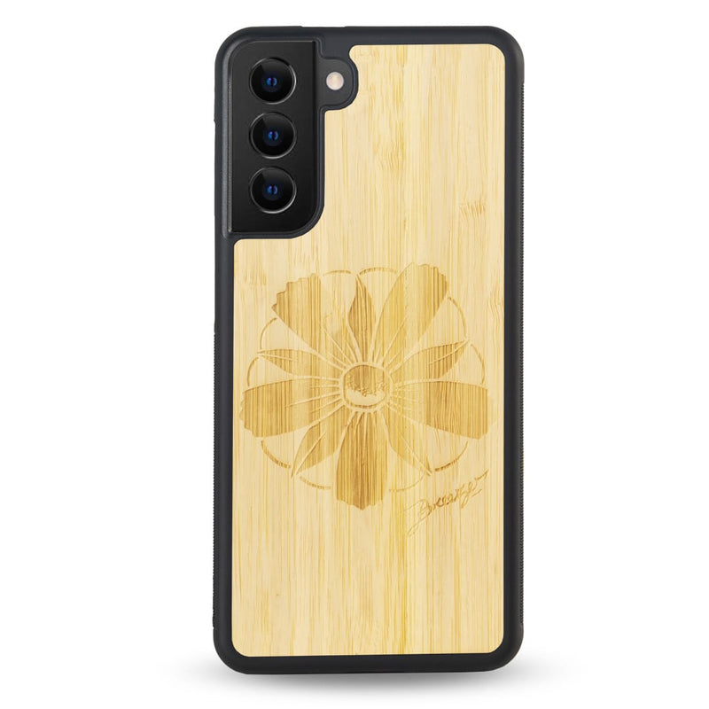 Coque Samsung - La Fleur des Montagnes - Coque en bois