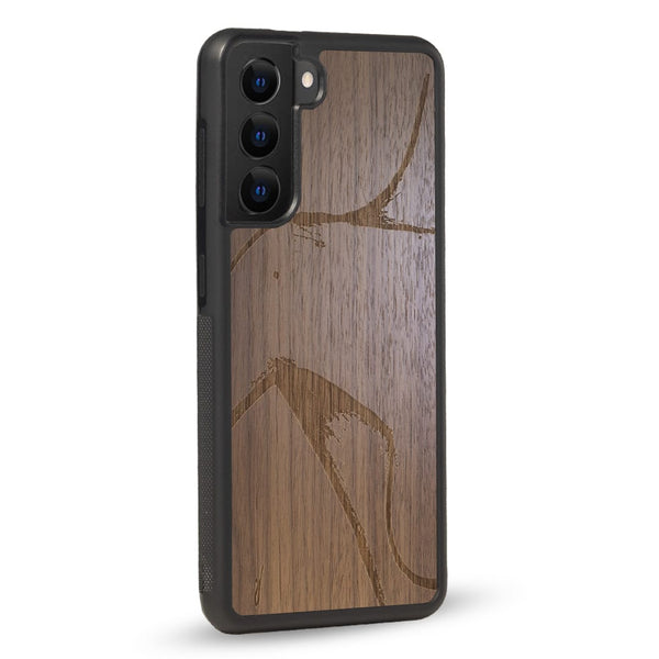 Coque Samsung - La Shoulder - Coque en bois