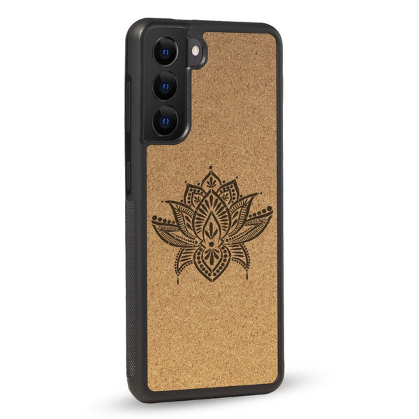 Coque Samsung - Le Lotus - Coque en bois