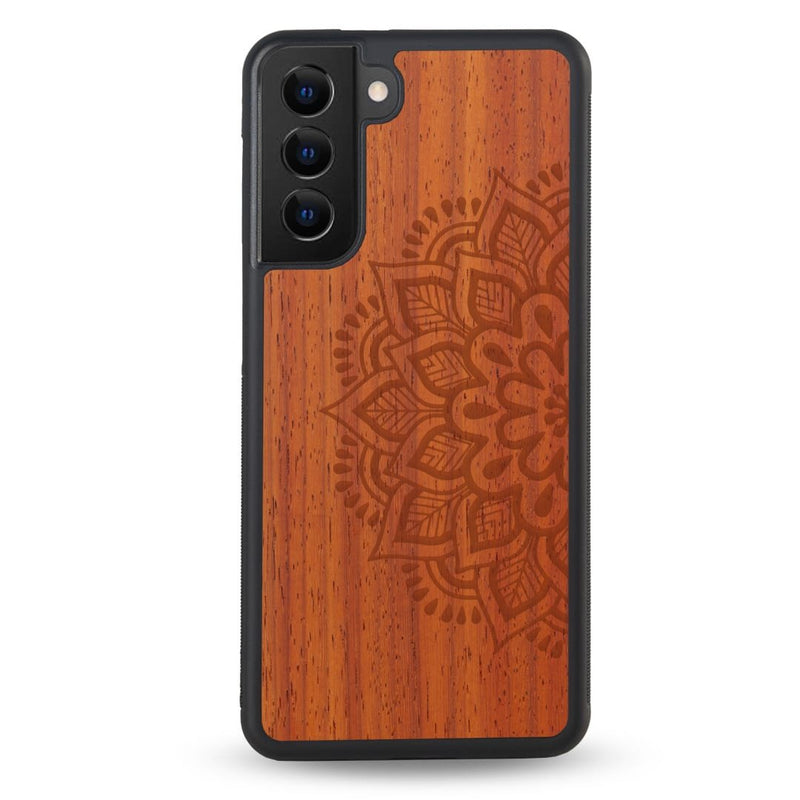 Coque Samsung - Le Mandala Sanskrit - Coque en bois