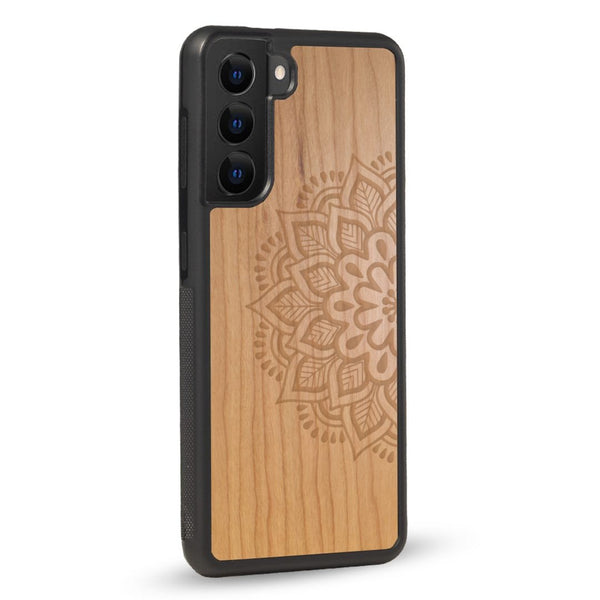 Coque Samsung - Le Mandala Sanskrit - Coque en bois