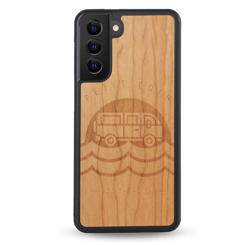 Coque Samsung - Le Petit Coin de Paradis - Coque en bois