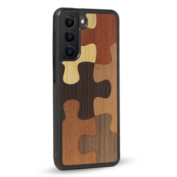 Coque Samsung - Le Puzzle - Coque en bois