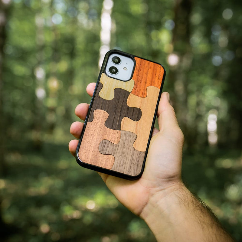 Coque Samsung - Le Puzzle - Coque en bois