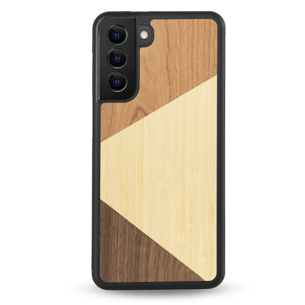 Coque Samsung - Le Trio - Coque en bois