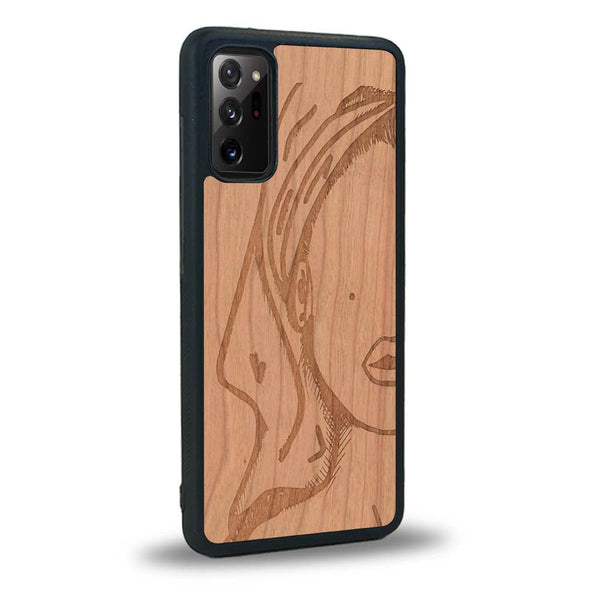 Coque Samsung Note 20 - Au féminin - Coque en bois