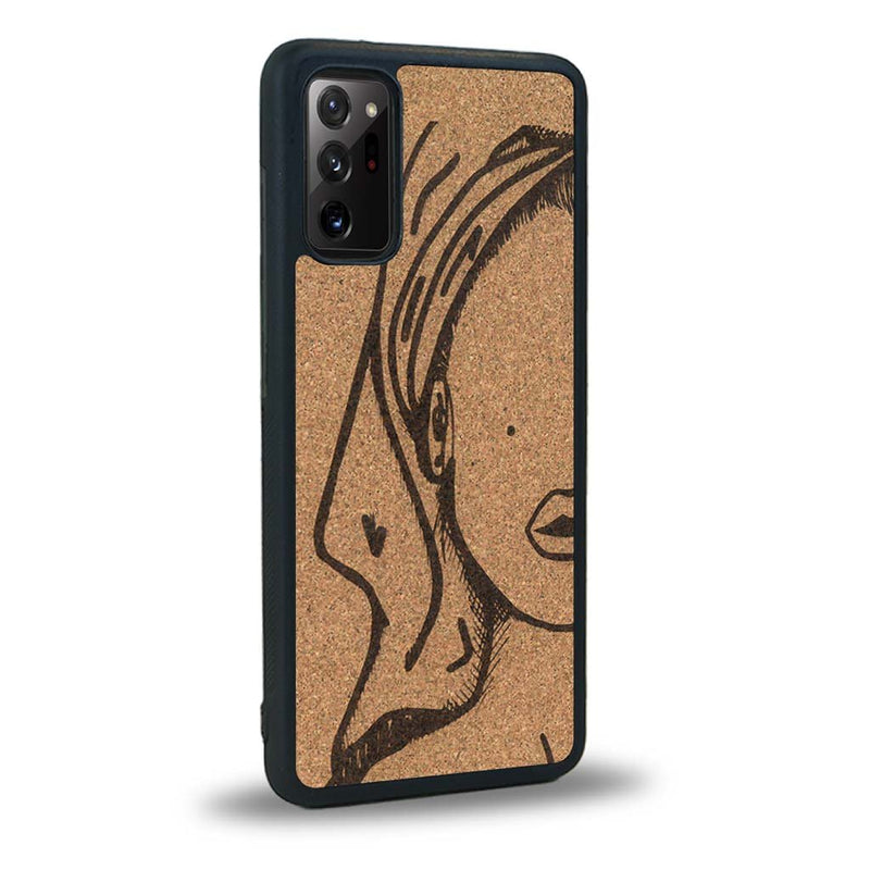 Coque Samsung Note 20 - Au féminin - Coque en bois