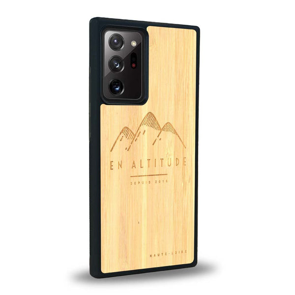 Coque Samsung Note 20+ - En Altitude - Coque en bois