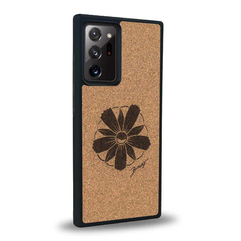 Coque Samsung Note 20+ - La Fleur des Montagnes - Coque en bois