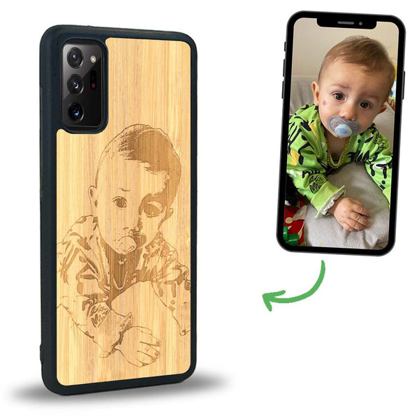 Coque Samsung Note 20 - La Personnalisable - Coque en bois