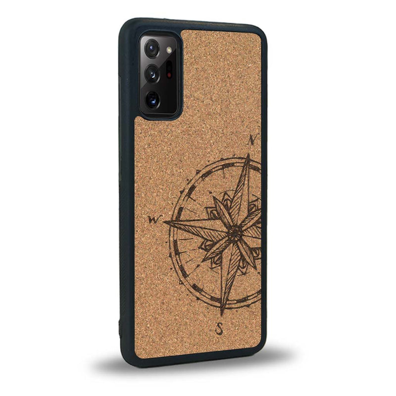 Coque Samsung Note 20 - La Rose des Vents - Coque en bois