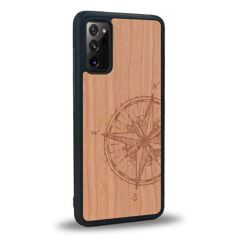 Coque Samsung Note 20 - La Rose des Vents - Coque en bois