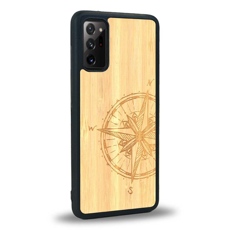 Coque Samsung Note 20 - La Rose des Vents - Coque en bois