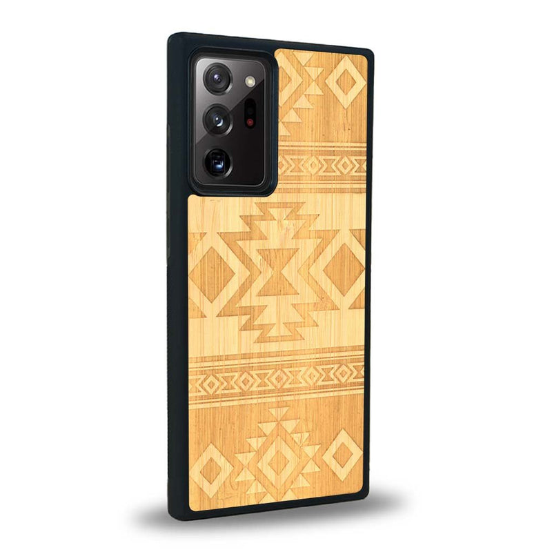 Coque Samsung Note 20+ - L'Aztec - Coque en bois