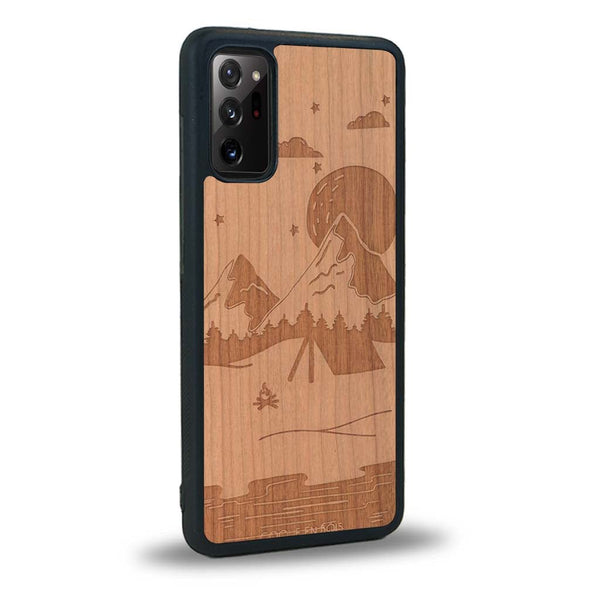 Coque Samsung Note 20 - Le Campsite - Coque en bois