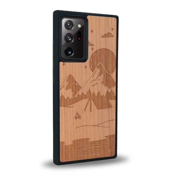Coque Samsung Note 20+ - Le Campsite - Coque en bois