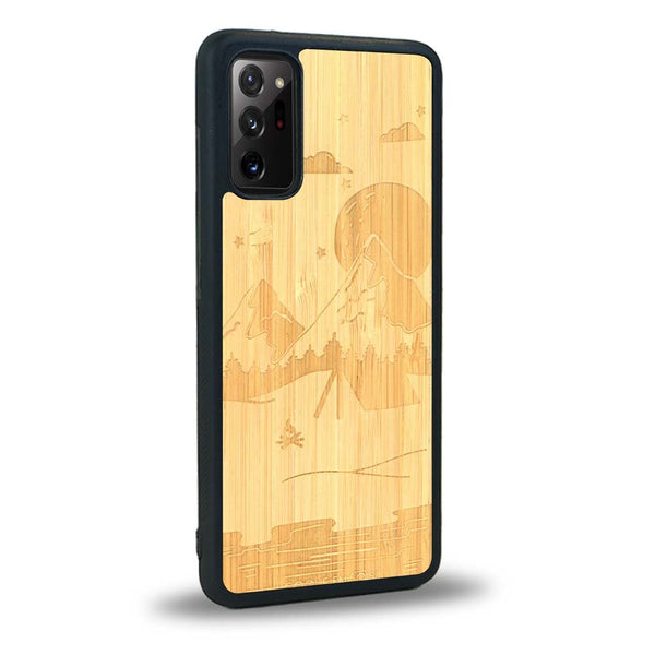 Coque Samsung Note 20 - Le Campsite - Coque en bois