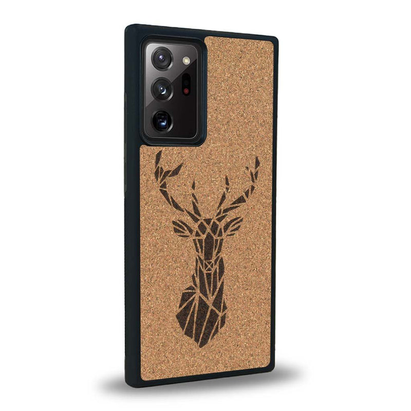 Coque Samsung Note 20+ - Le Cerf - Coque en bois