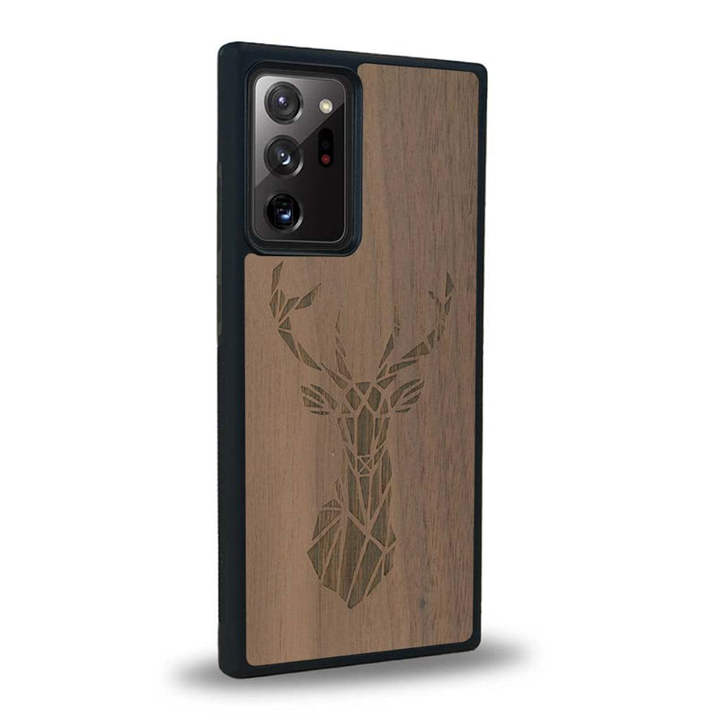 Coque Samsung Note 20+ - Le Cerf - Coque en bois