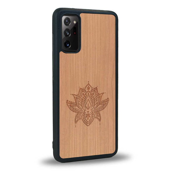 Coque Samsung Note 20 - Le Lotus - Coque en bois