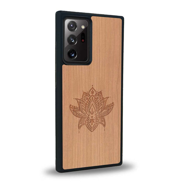 Coque Samsung Note 20+ - Le Lotus - Coque en bois