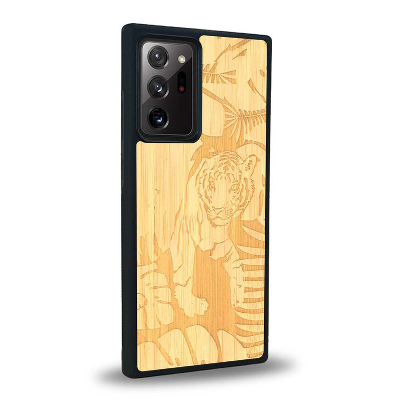 Coque Samsung Note 20+ - Le Tigre - Coque en bois