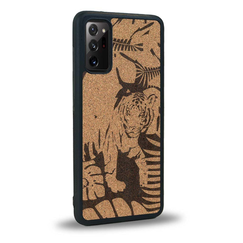 Coque Samsung Note 20 - Le Tigre - Coque en bois