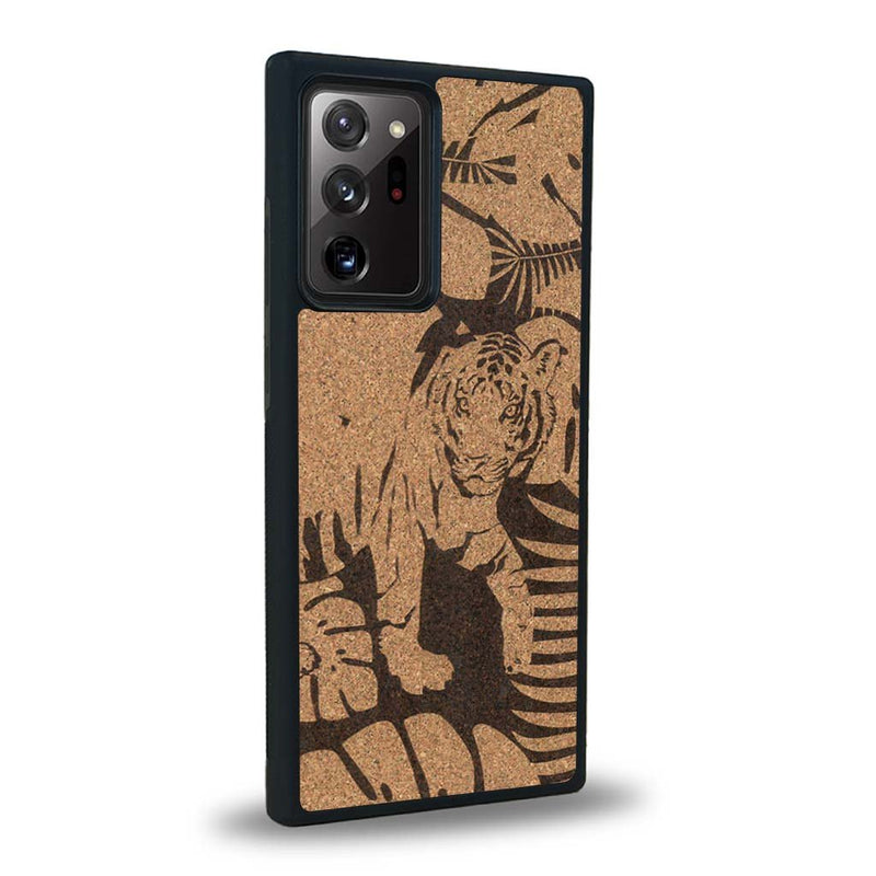 Coque Samsung Note 20+ - Le Tigre - Coque en bois