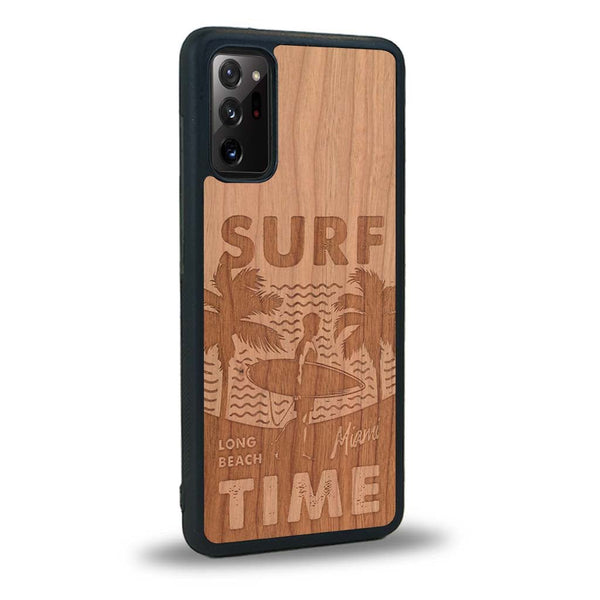 Coque Samsung Note 20 - Surf Time - Coque en bois