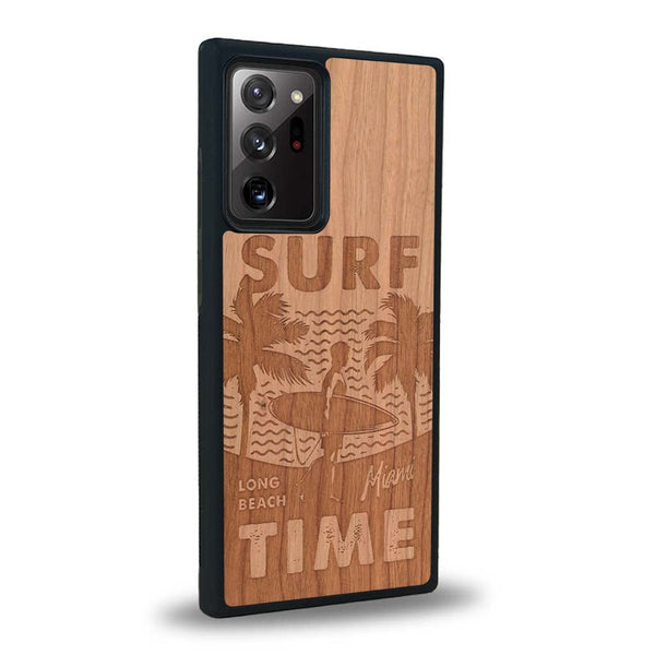 Coque Samsung Note 20+ - Surf Time - Coque en bois