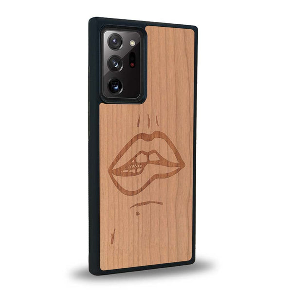 Coque Samsung Note 20+ - The Kiss - Coque en bois