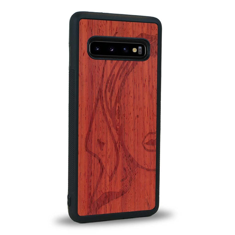 Coque Samsung Note 8 - Au féminin - Coque en bois