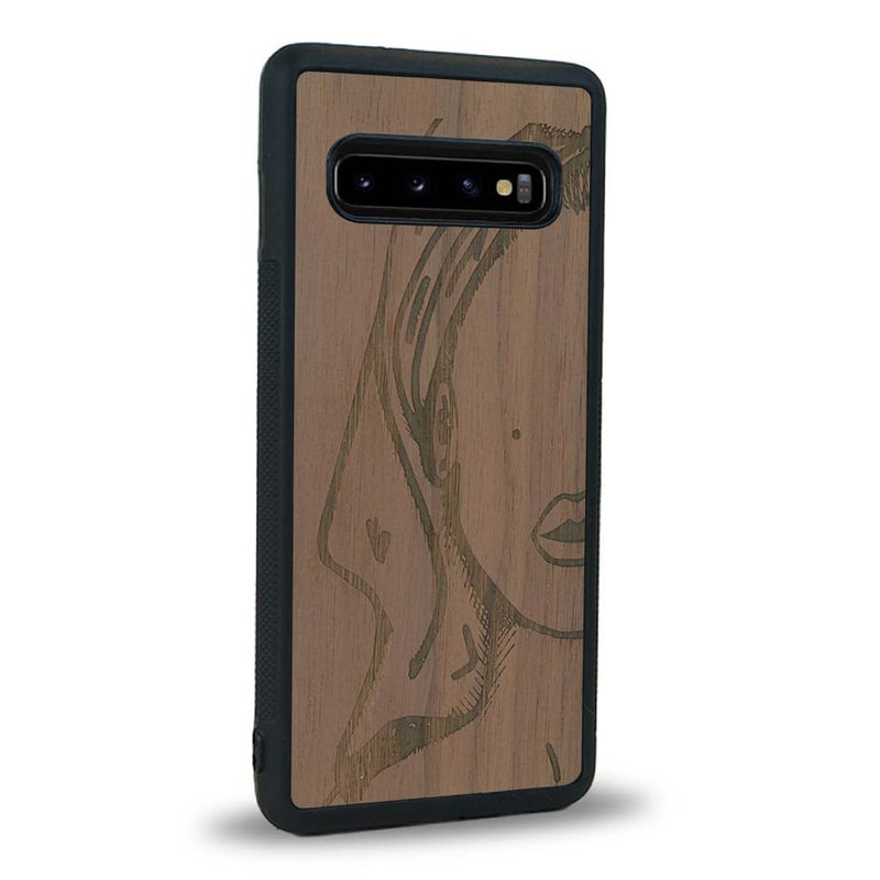 Coque Samsung Note 8 - Au féminin - Coque en bois