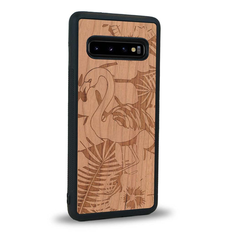 Coque Samsung Note 8 - Le Flamant Rose - Coque en bois